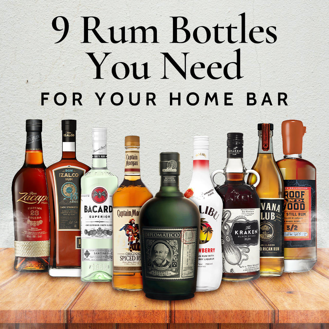 9 Rum Bottles You Need for Your Home Bar