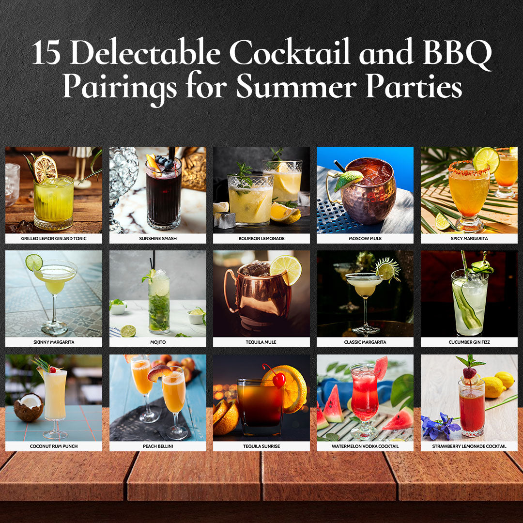 15 Delectable Cocktail and BBQ Pairings for Summer Parties