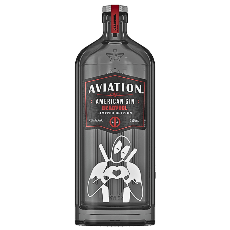 Aviation X Deadpool 3 Gin Limited Edition With Bottle Engraving