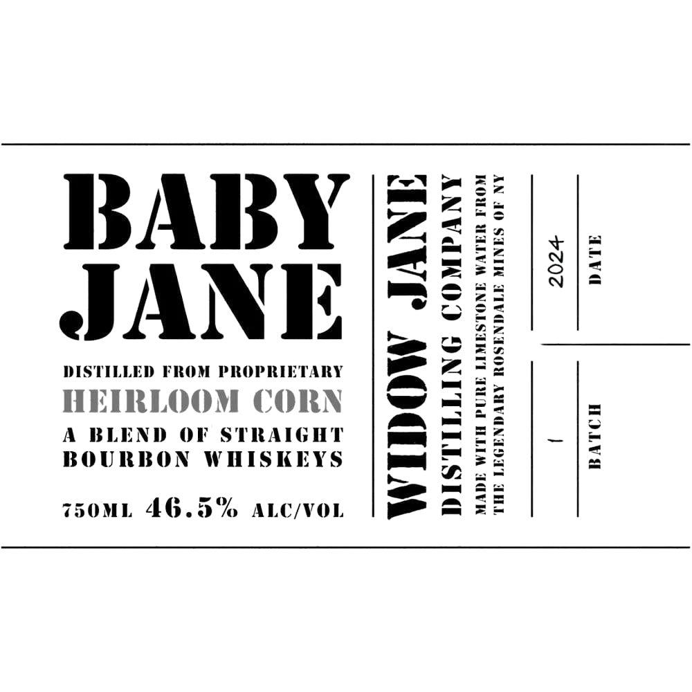 Baby Jane Heirloom Corn Bourbon_Nestor Liquor