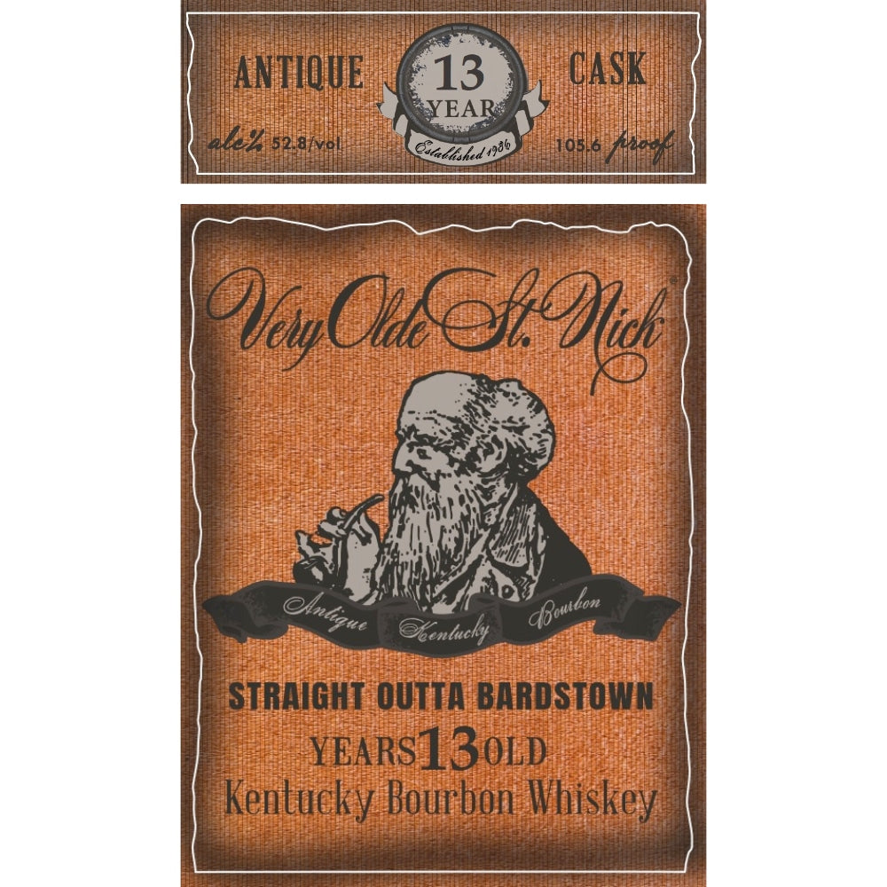 Very Olde St. Nick Straight Outta Bardstown 13 Year Old Bourbon_Nestor Liquor