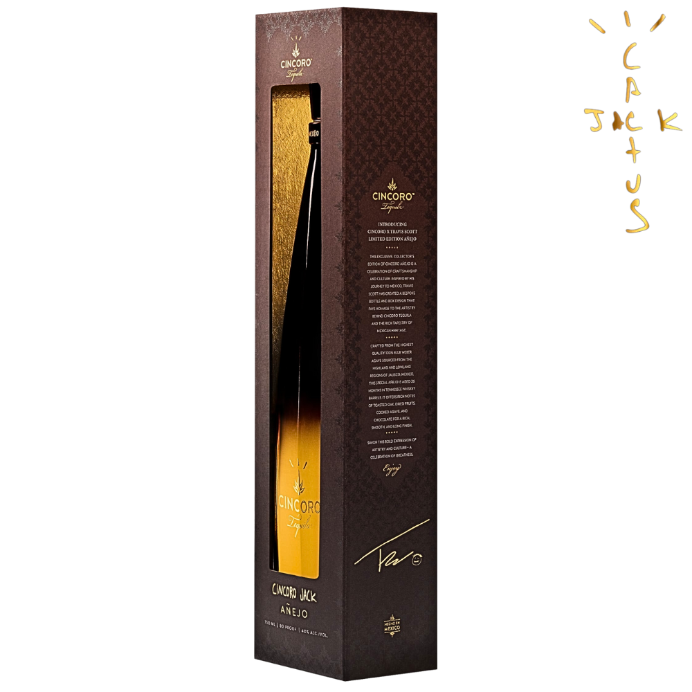Cincoro Jack Añejo Tequila Travis Scott Limited Edition
