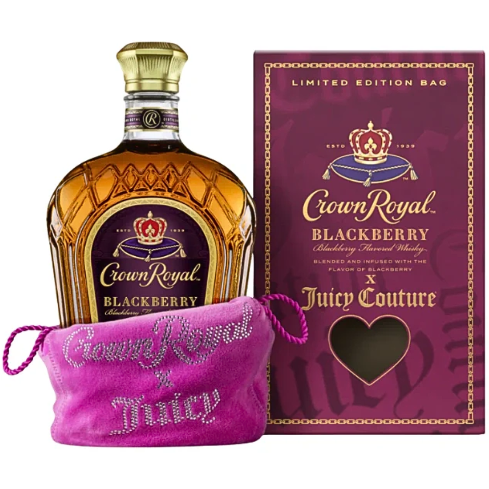 Crown Royal X Juicy Couture Blackberry Flavor Limited Edition Bag_Nestor Liquor