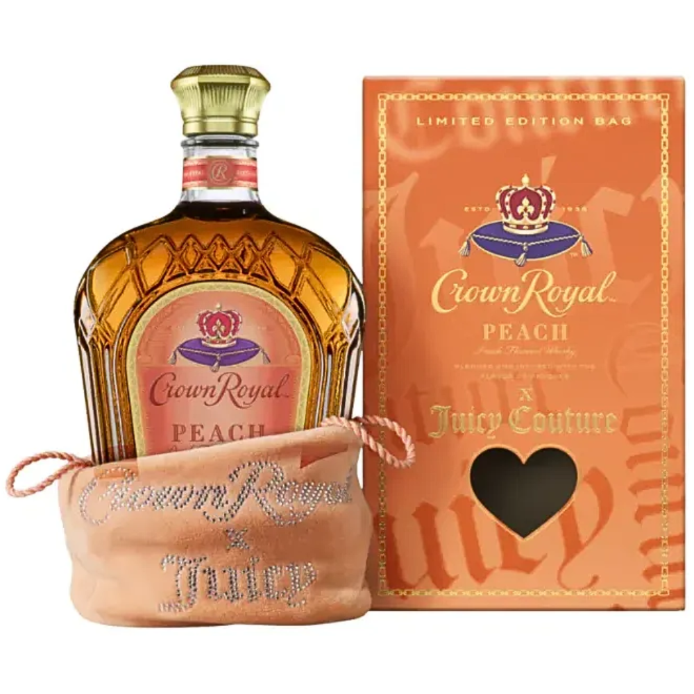 Crown Royal X Juicy Couture Peach Flavor Limited Edition Bag_Nestor Liquor