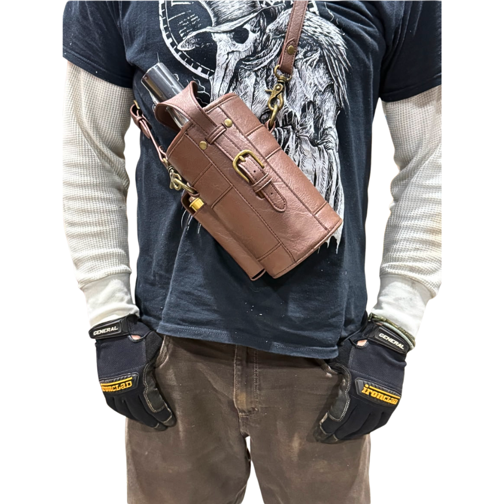 Doc Holliday 13 Year Kentucky Bourbon Hunter Bag W/Bullet Flask_Nestor Liquor