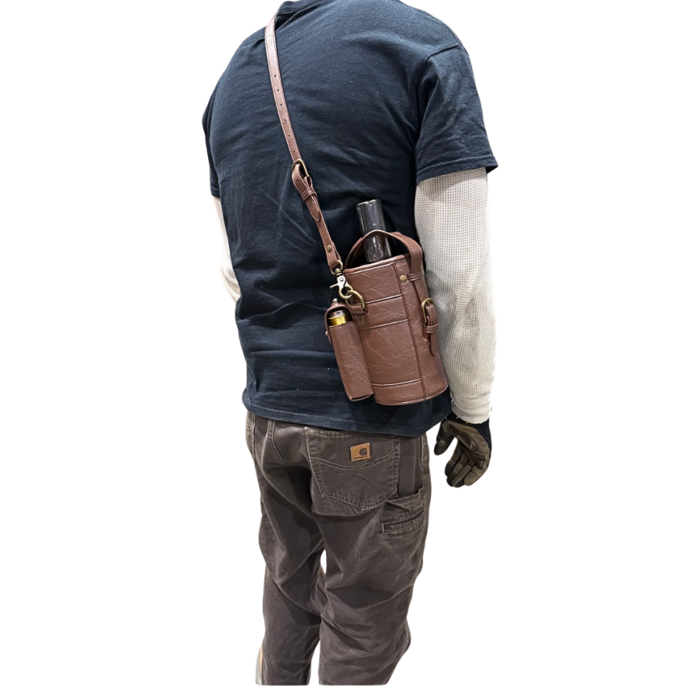 Doc Holliday 13 Year Kentucky Bourbon Hunter Bag W/Bullet Flask_Nestor Liquor