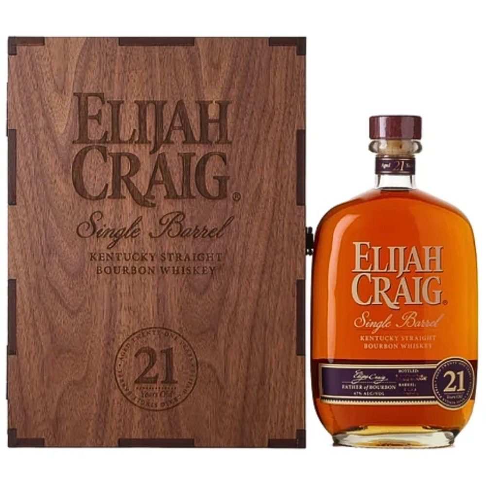 Elijah Craig 21 Year Single Barrel Kentucky Bourbon_Nestor Liquor