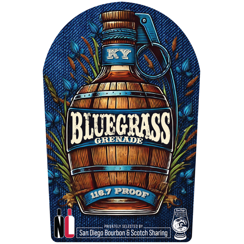 Elijah Craig Barrel Proof 'BLUEGRASS GRENADE' Private Select 116.7 PF