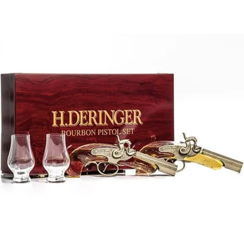 H. Deringer Bourbon Pistol Set 200ml X 2_Nestor Liquor