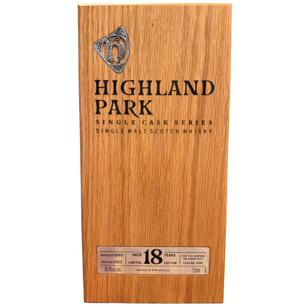 Highland Park 18 Year Single Cask No. 4099