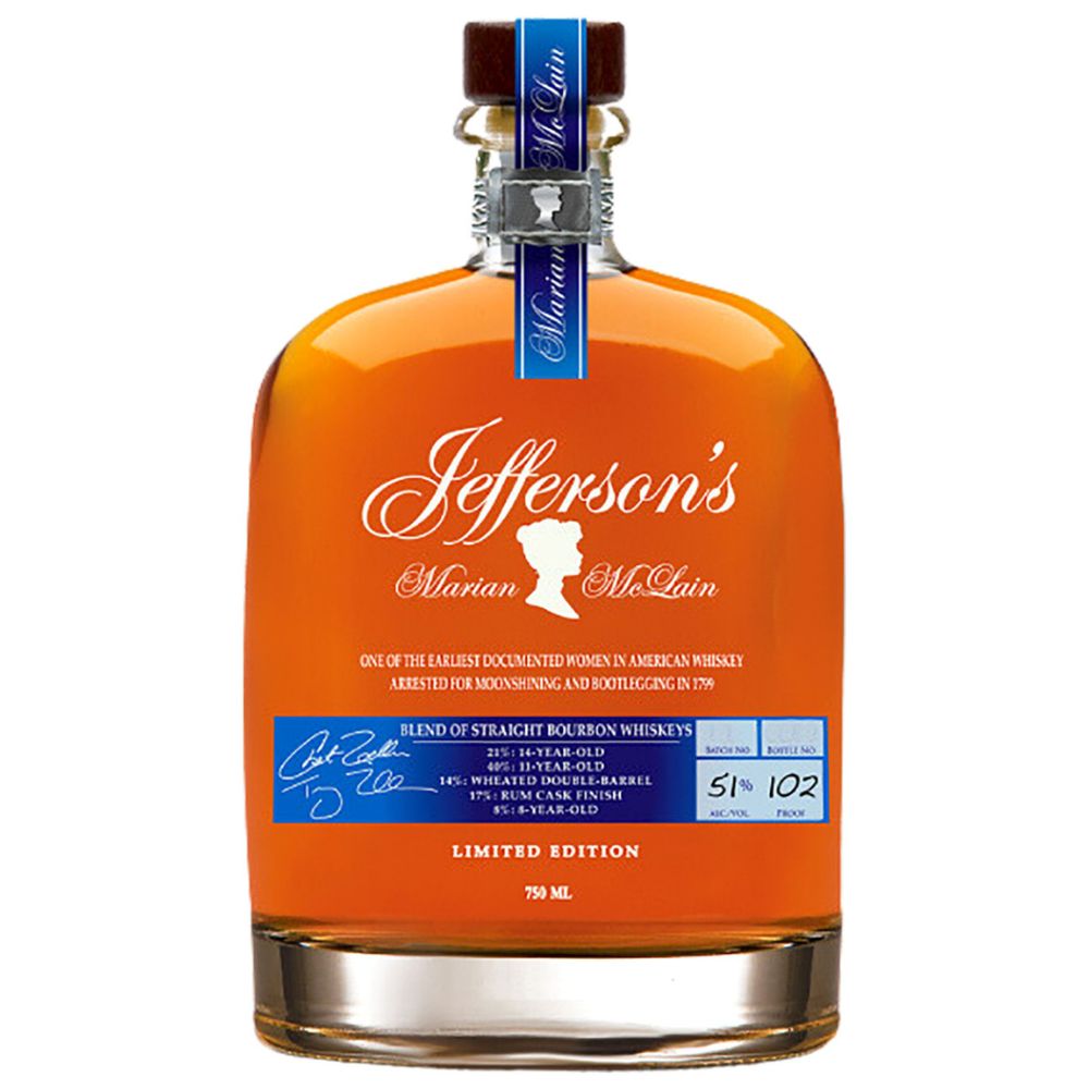 Jefferson's Marian Mclain Blended Bourbon Limited Edition_Nestor Liquor
