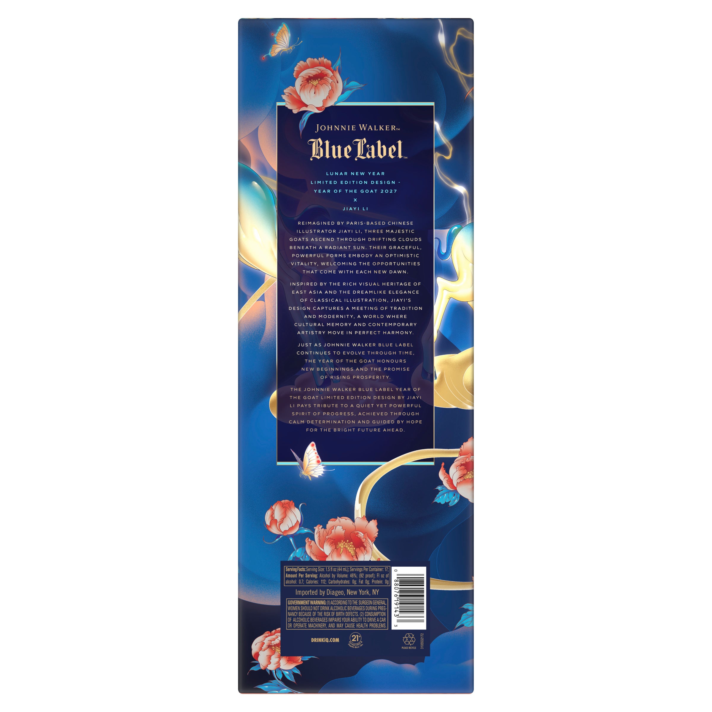 Johnnie Walker X Jiayi Li Blue Label Year Of The Goat 2027 Release_Nestor Liquor