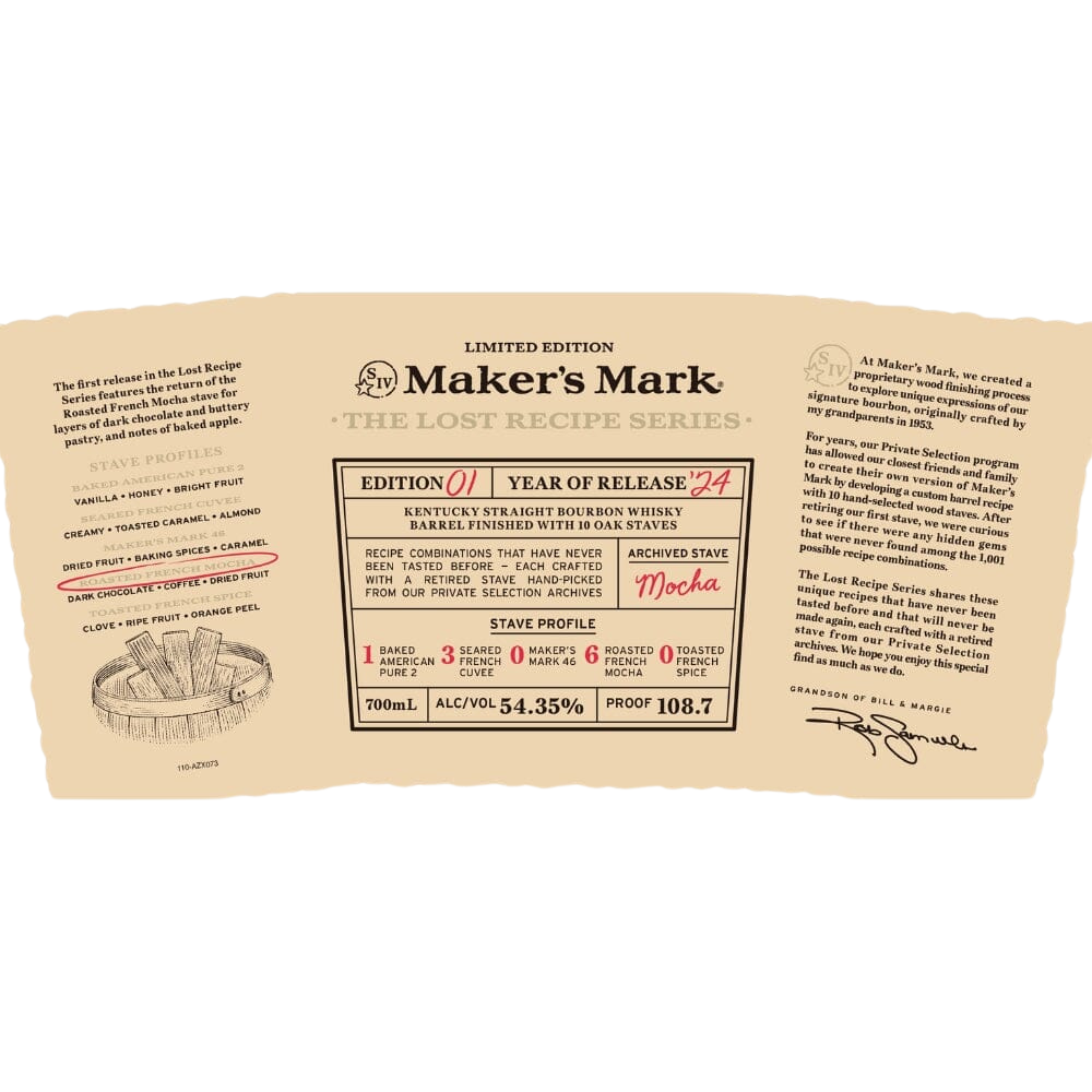 Maker's Mark The Lost Recipe Series Edition 01_Nestor Liquor