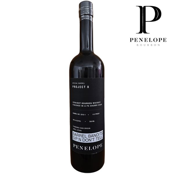 Penelope Project X PX Sherry Special Barrel Straight Bourbon Whiskey