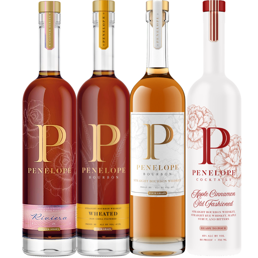 Penelope Riviera American Whiskey Finished In Rose Cask Bundle_Nestor Liquor