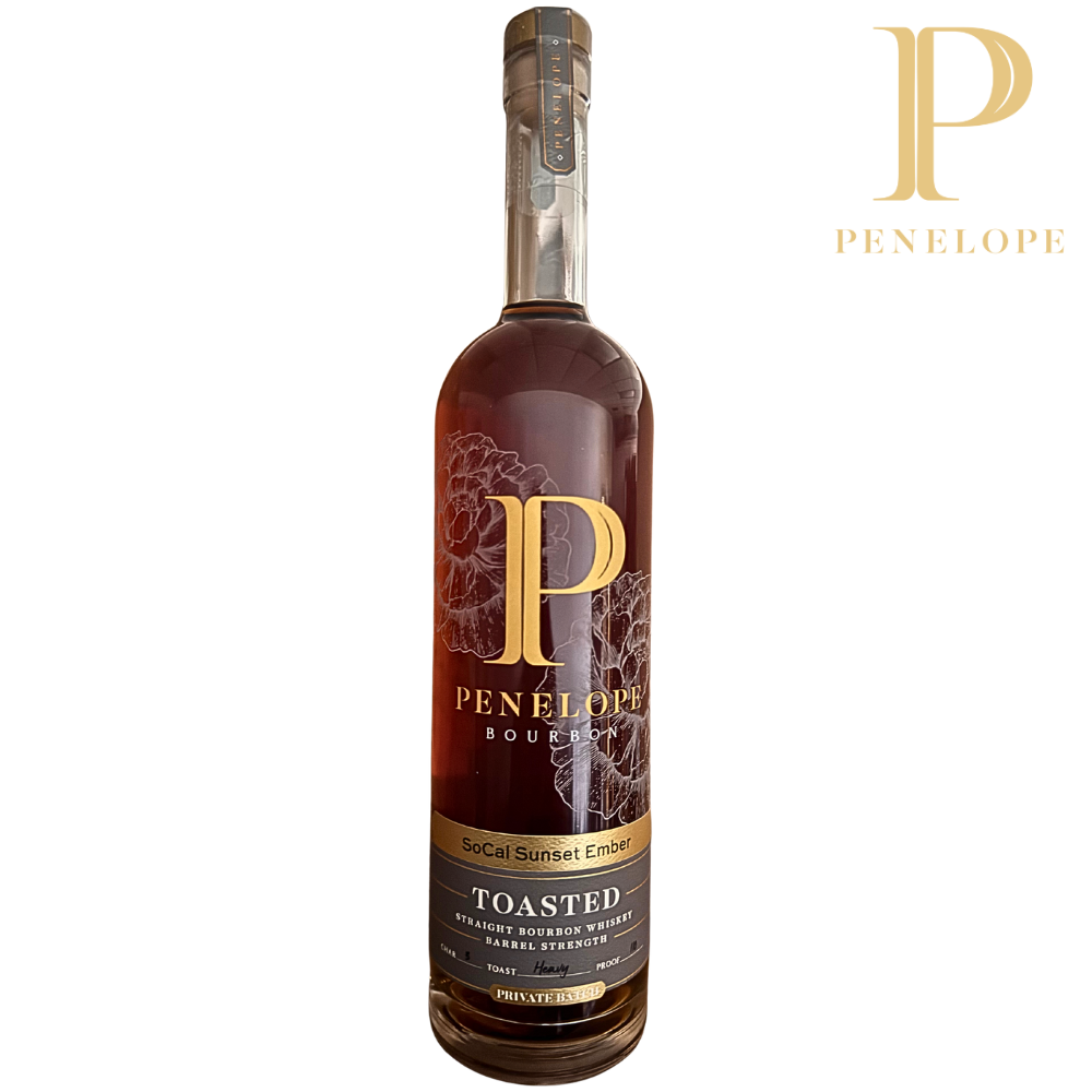 Penelope Toasted Bourbon Barrel Strength Private Select 'SoCal Sunset Ember'_Nestor Liquor