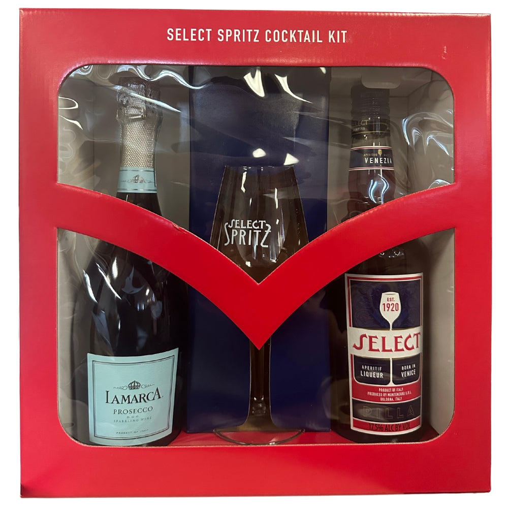 Select Spritz Cocktail Kit W/ Lamarca Prosecco and Glass_Nestor Liquor