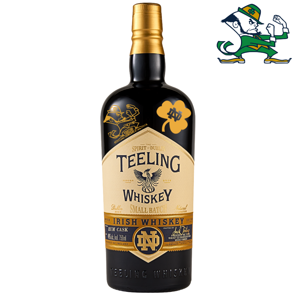 Teeling X Notre Dame Small Batch Irish Whiskey Limited Edition 2025 W/ Logo Engraving_Nestor Liquor