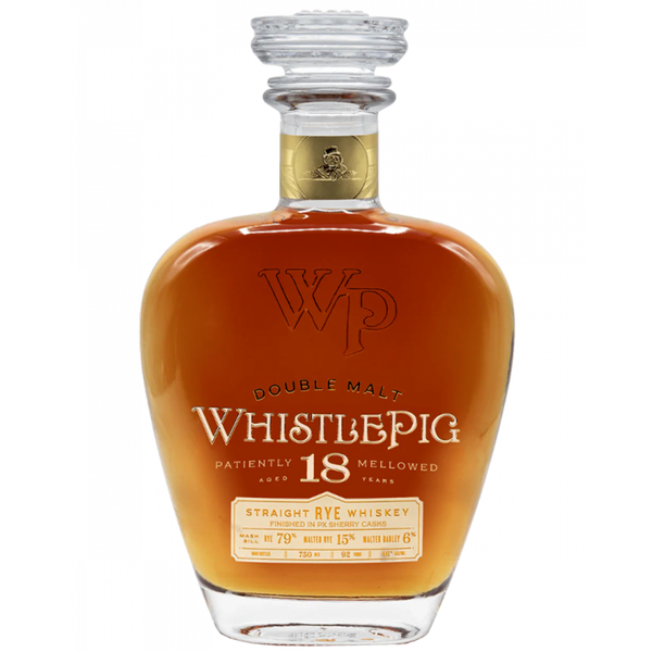WhistlePig 18 Double Malt Finished In PX Sherry Casks 4th Edition