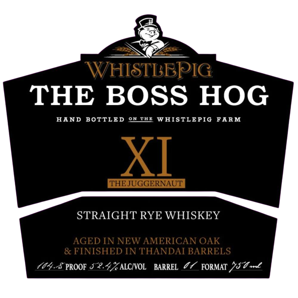 WhistlePig Boss Hog XI The Juggernaut Rye Whiskey_Nestor Liquor