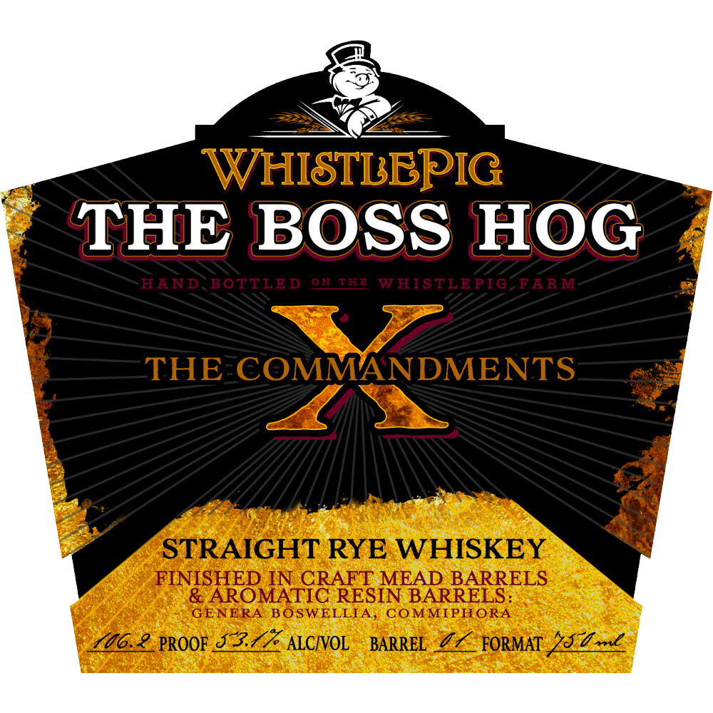 WhistlePig Boss Hog X The 10 Commandments Straight Rye_Nestor Liquor