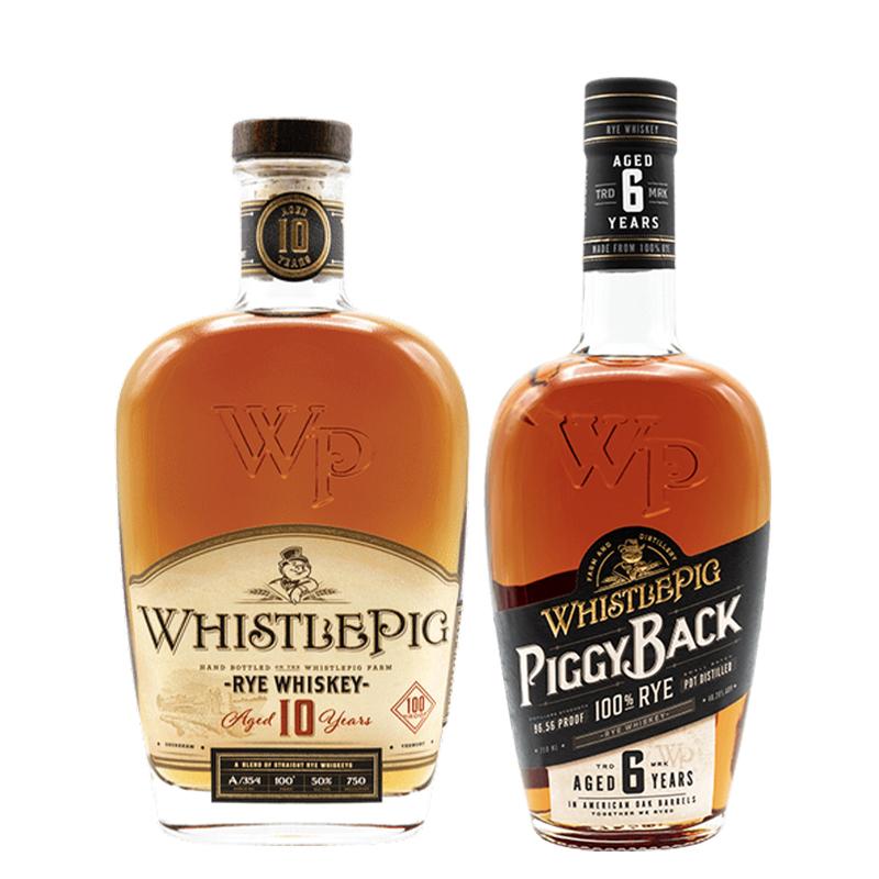 WhistlePig 10 Year + WhistlePig Piggy Back 6 Year_nestor liquor