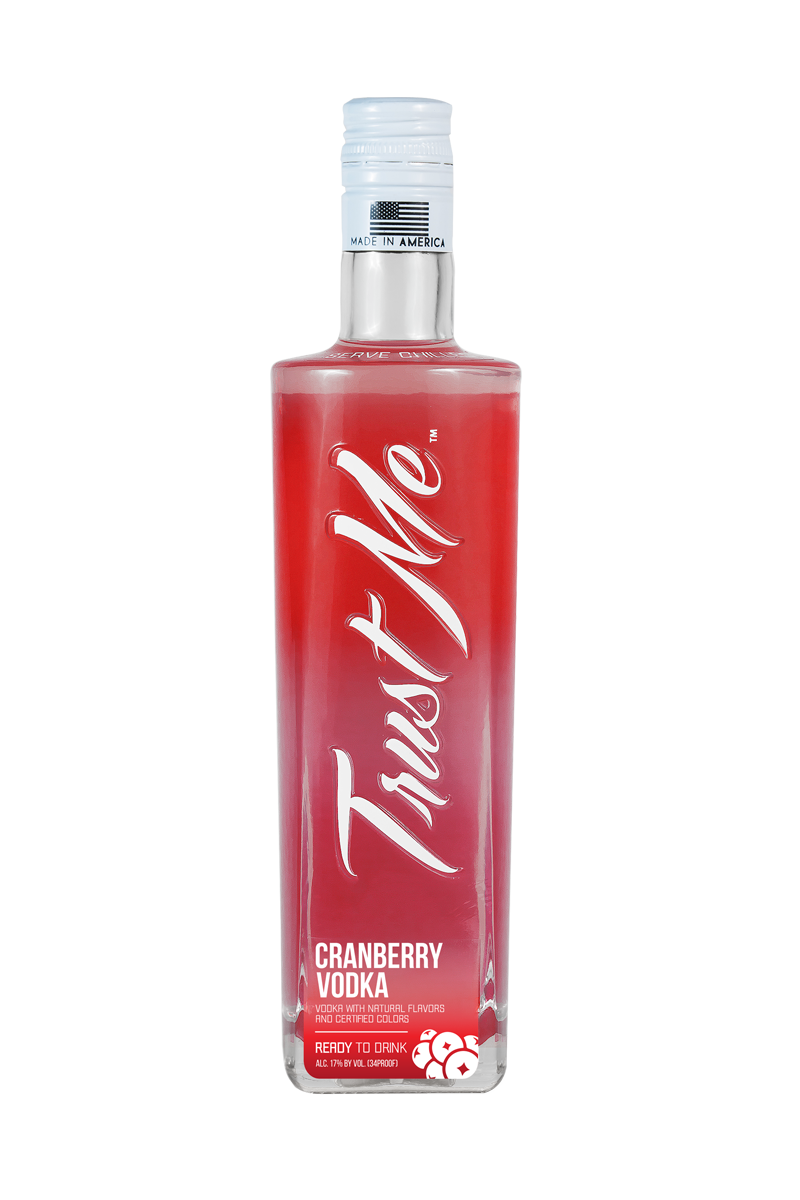 Trust Me Vodka Bottled Cocktail - Cranberry Vodka 375ml_nestor liquor