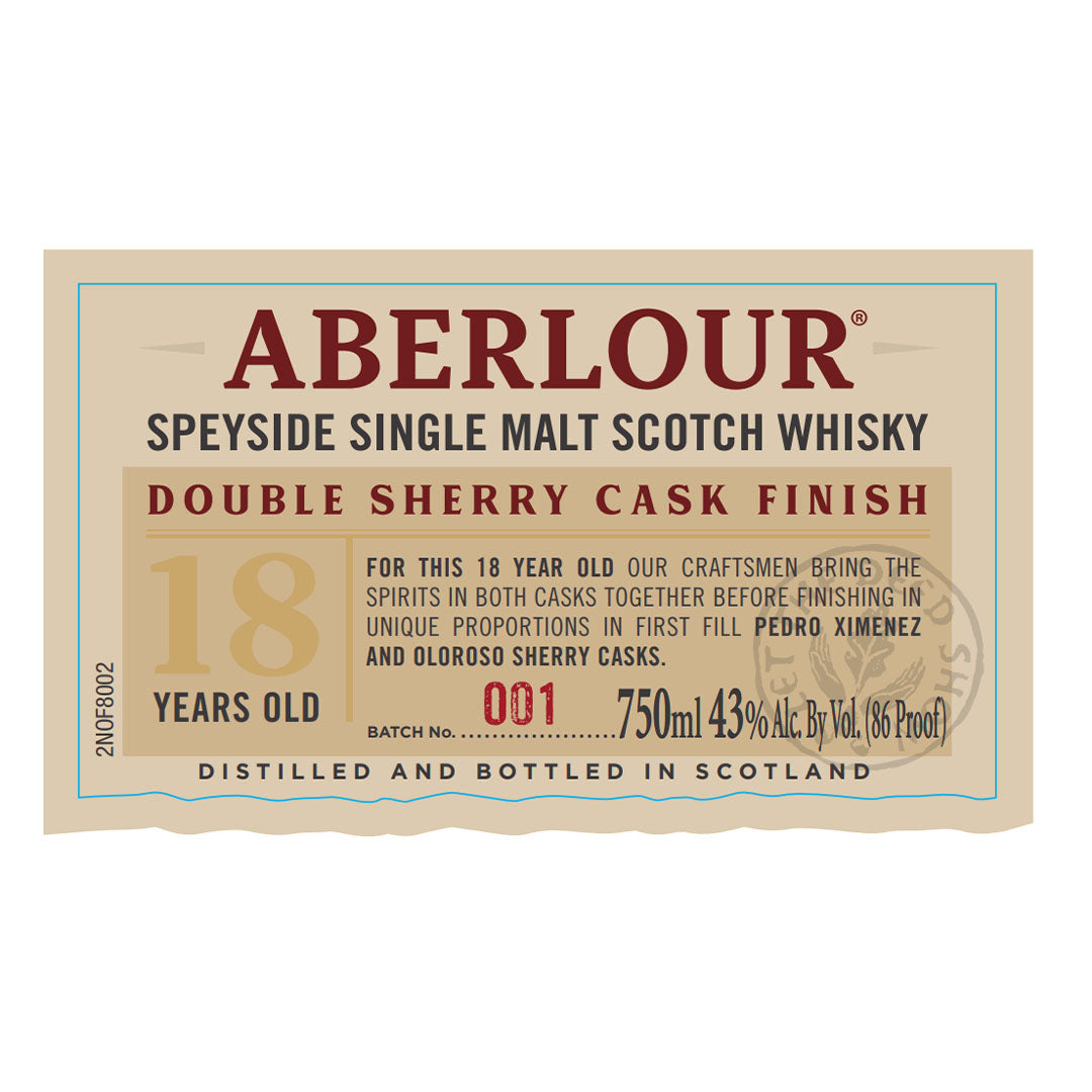 Aberlour 18 Year Old Double Sherry Cask Finish 750ml_nestor liquor