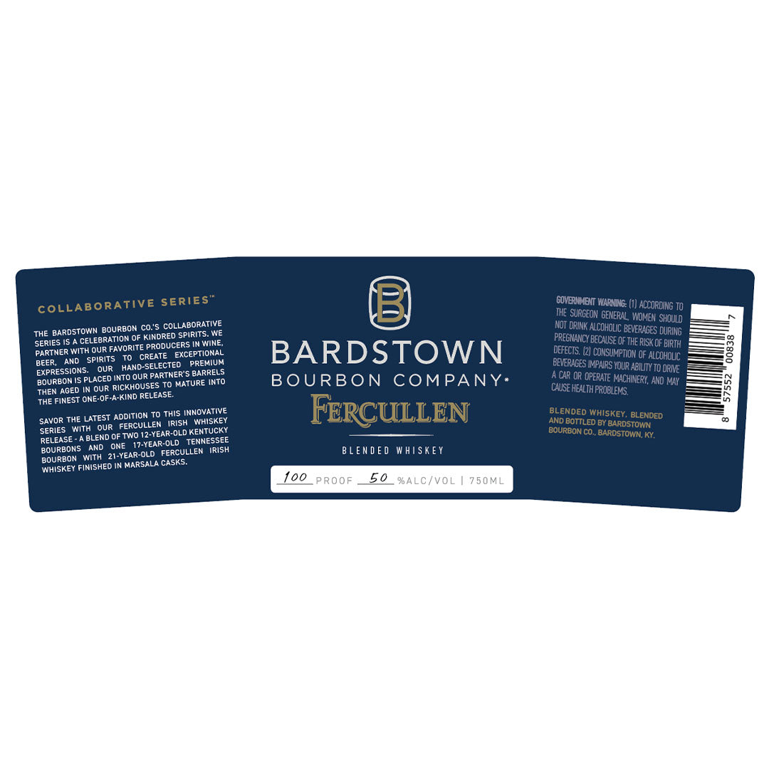 Bardstown Bourbon Company X Fercullen Irish Whiskey 750ml_nestor liquor