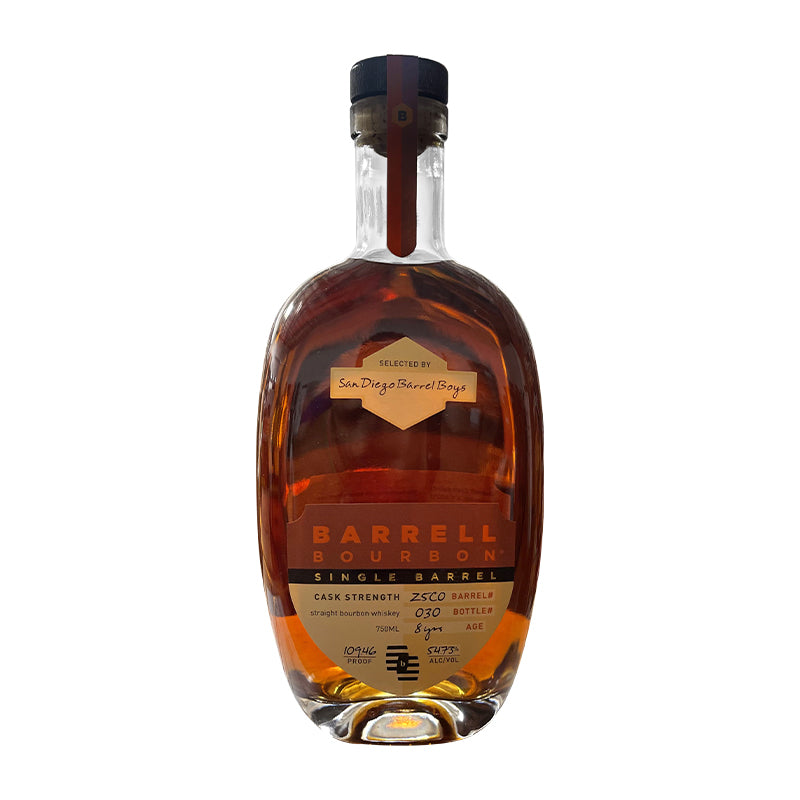 Barrell Craft Spirits 8-Year-Old Single Barrel Bourbon #Z5C0 Selected By SDBB 750ml_nestor liquor