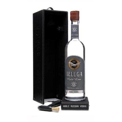 Beluga Vodka Noble Gold Line W/ Leather Box 750ml_nestor liquor