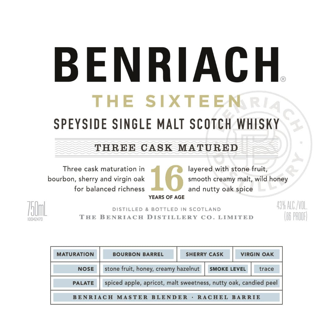 Benriach The Sixteen Three Cask Matured 750ml_nestor liquor