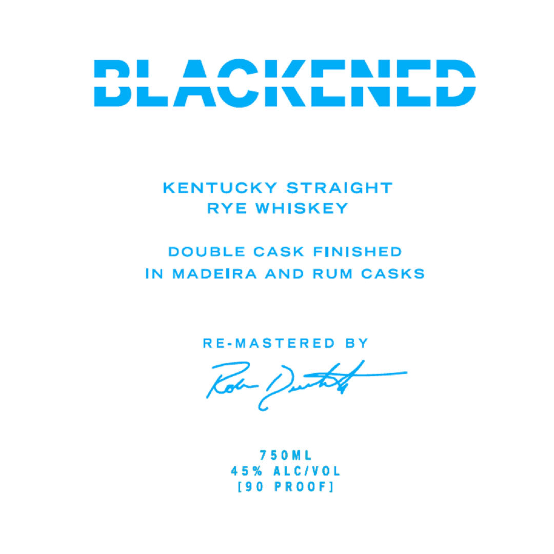 Blackened Kentucky Straight Rye Whiskey 750ml_nestor liquor