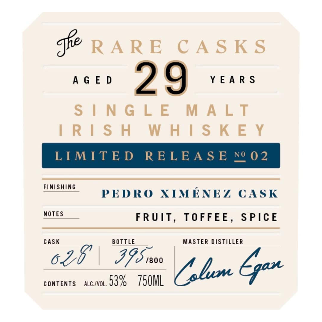 Bushmills Rare Cask 29 Year Old Limited Release No 02 750ml_nestor liquor