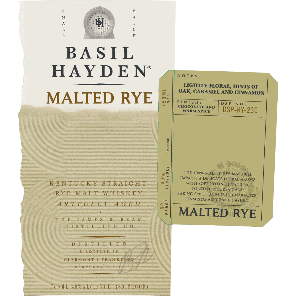 Basil Hayden Malted Rye Whiskey 750ml_nestor liquor