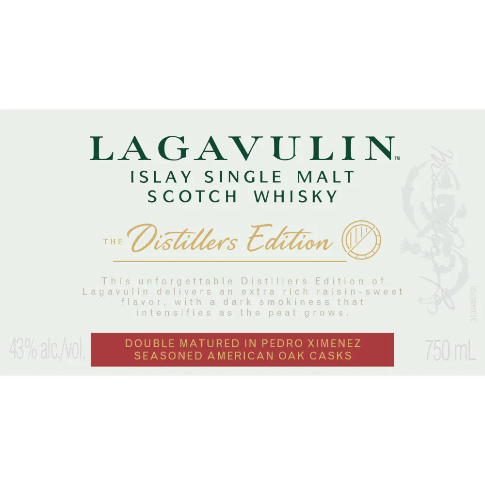 Lagavulin Distillers Edition Double Matured In Pedro Ximenez American Oak Casks 750ml_nestor liquor