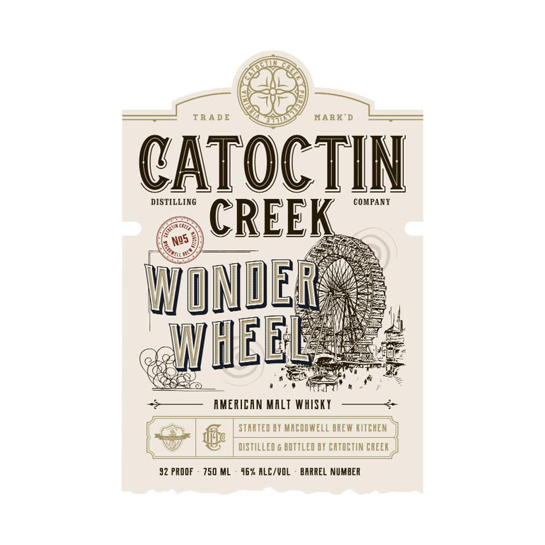 Catoctin Creek Wonder Wheel American Malt Whiskey 750ml