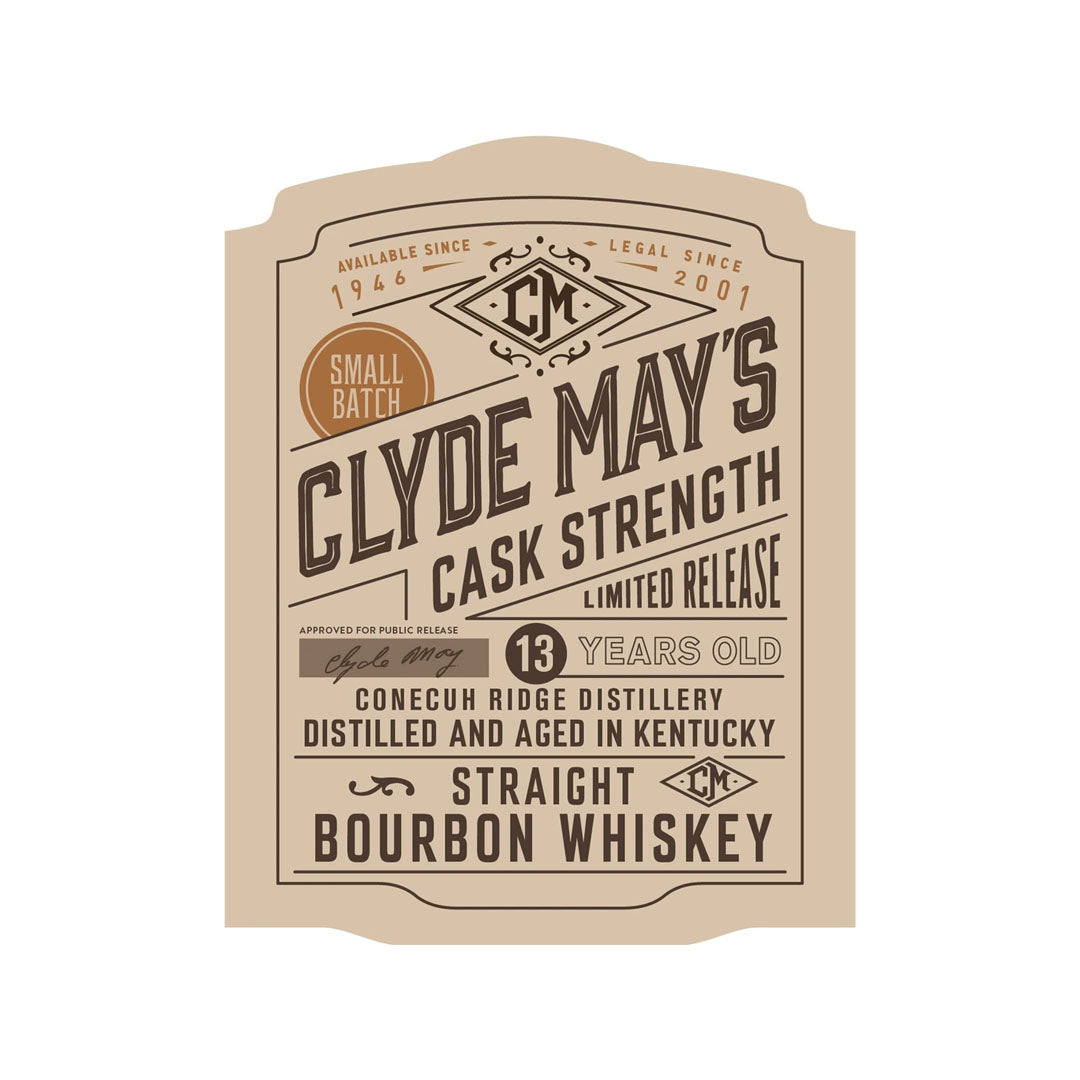 Clyde May’s Cask Strength Alabama Style 13 Years Old 750ml_nestor liquor