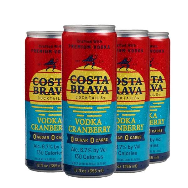 Costa Brava Vodka Cranberry Cocktails 4-pack_nestor liquor