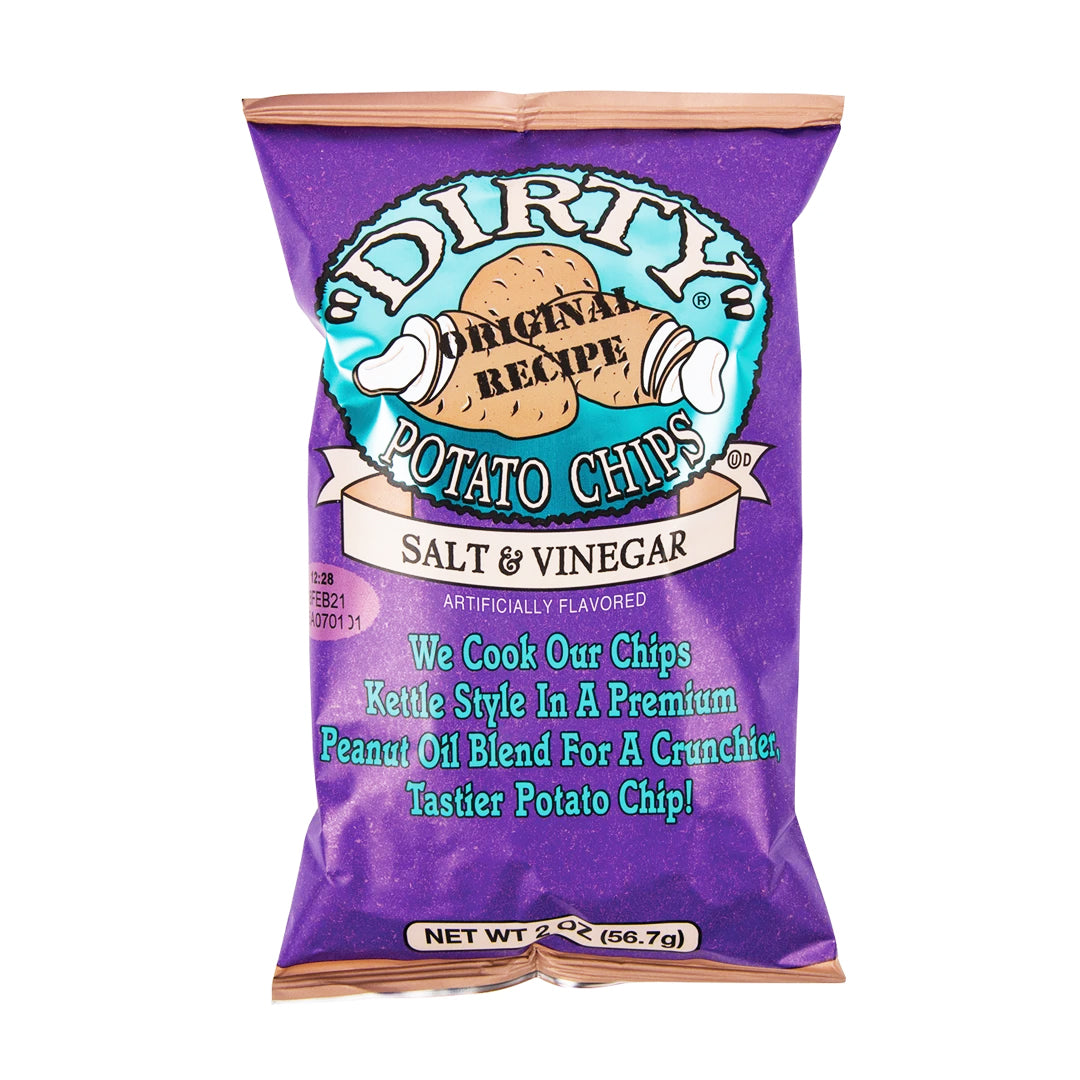 Dirty Salt & Vinegar Potato Chips 2 Oz Bag_nestor liquor