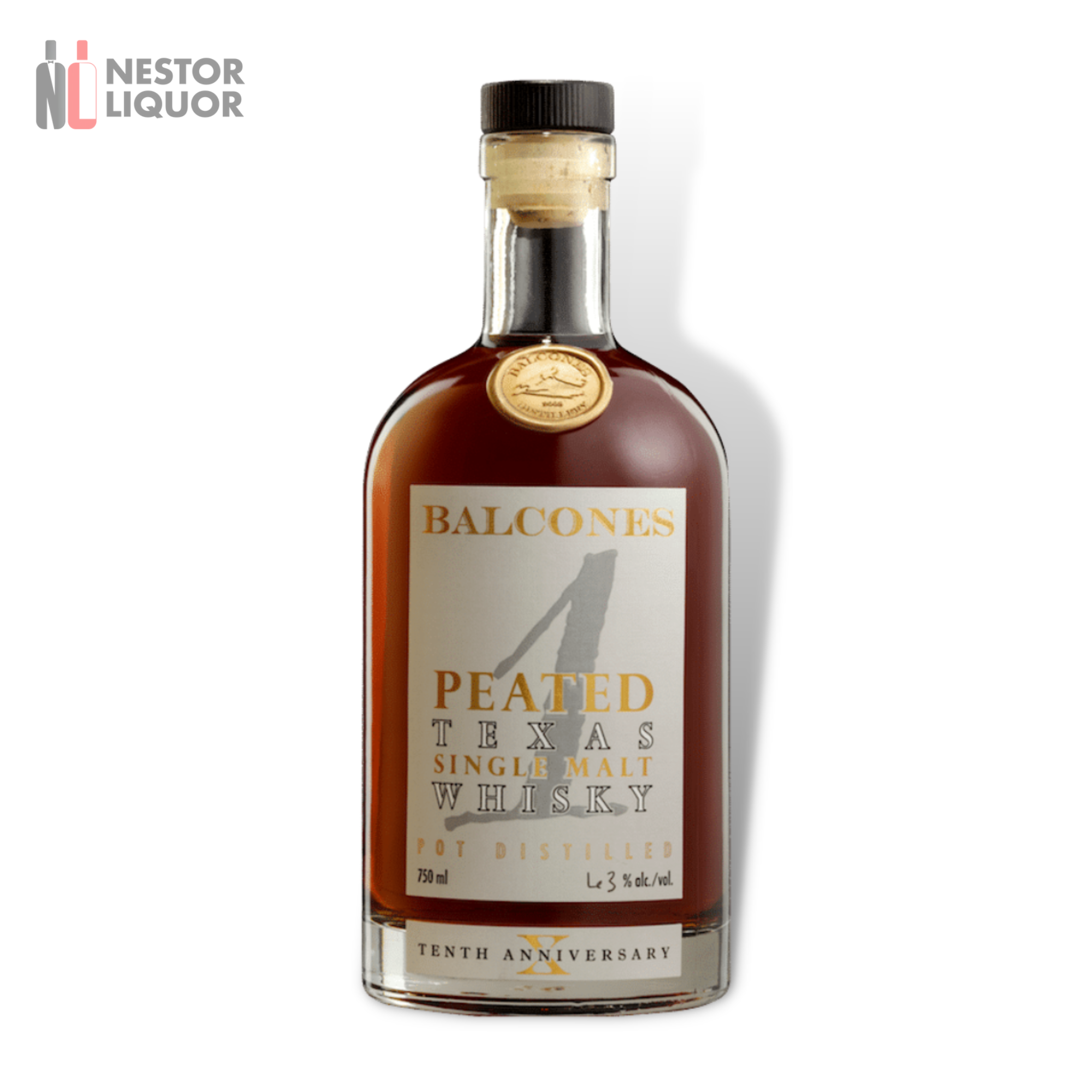 Balcones Peated Single Malt Whiskey - 750ml_nestor liquor