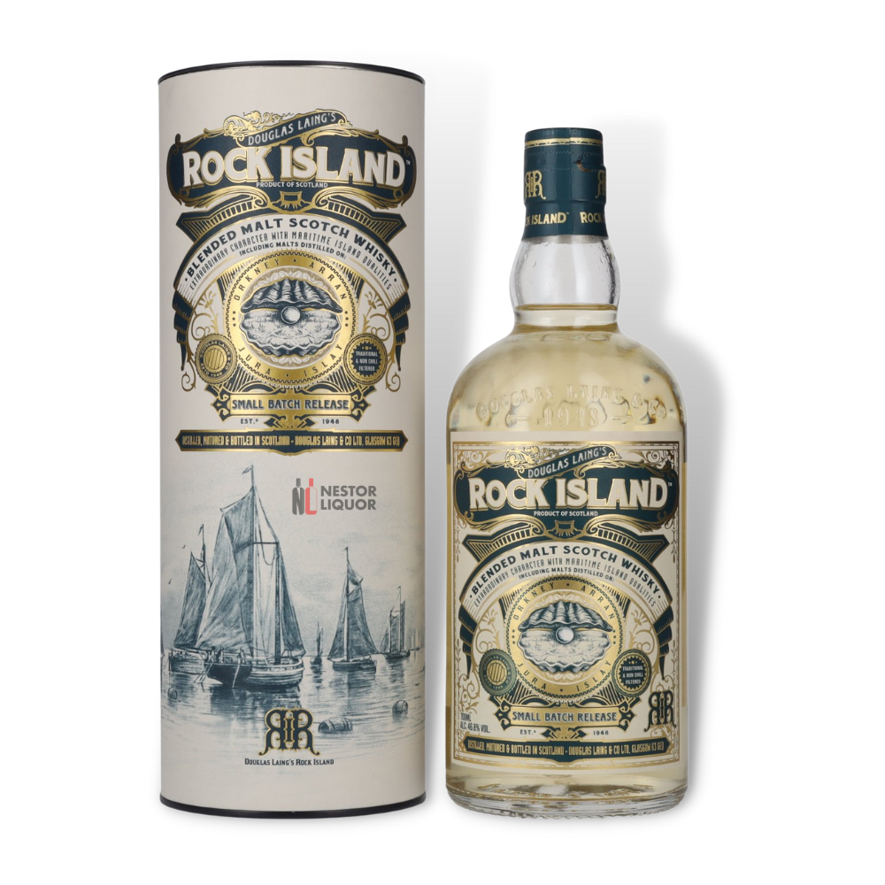 Douglas Laing's Rock Island Blended Malt Scotch Whisky 750ml_nestor liquor