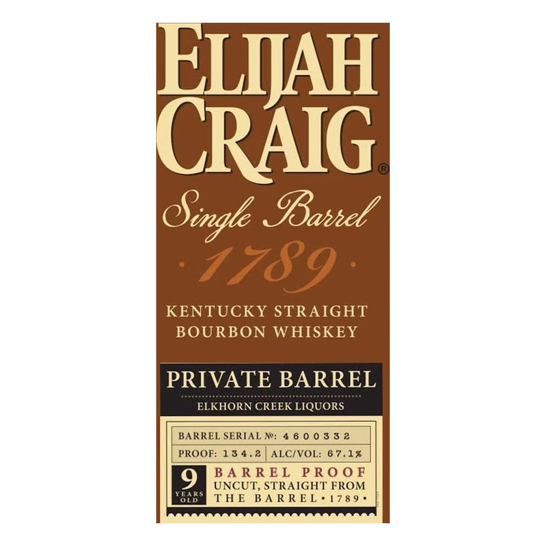 Elijah Craig Barrel Proof Single Barrel 750ml_nestor liquor