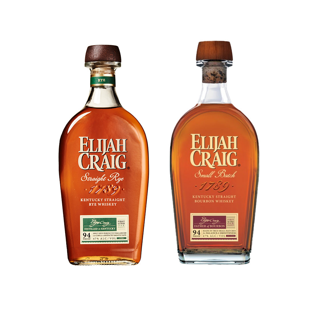 Elijah Craig Straight Rye and Elijah Craig Small Batch Bourbon_nestor liquor