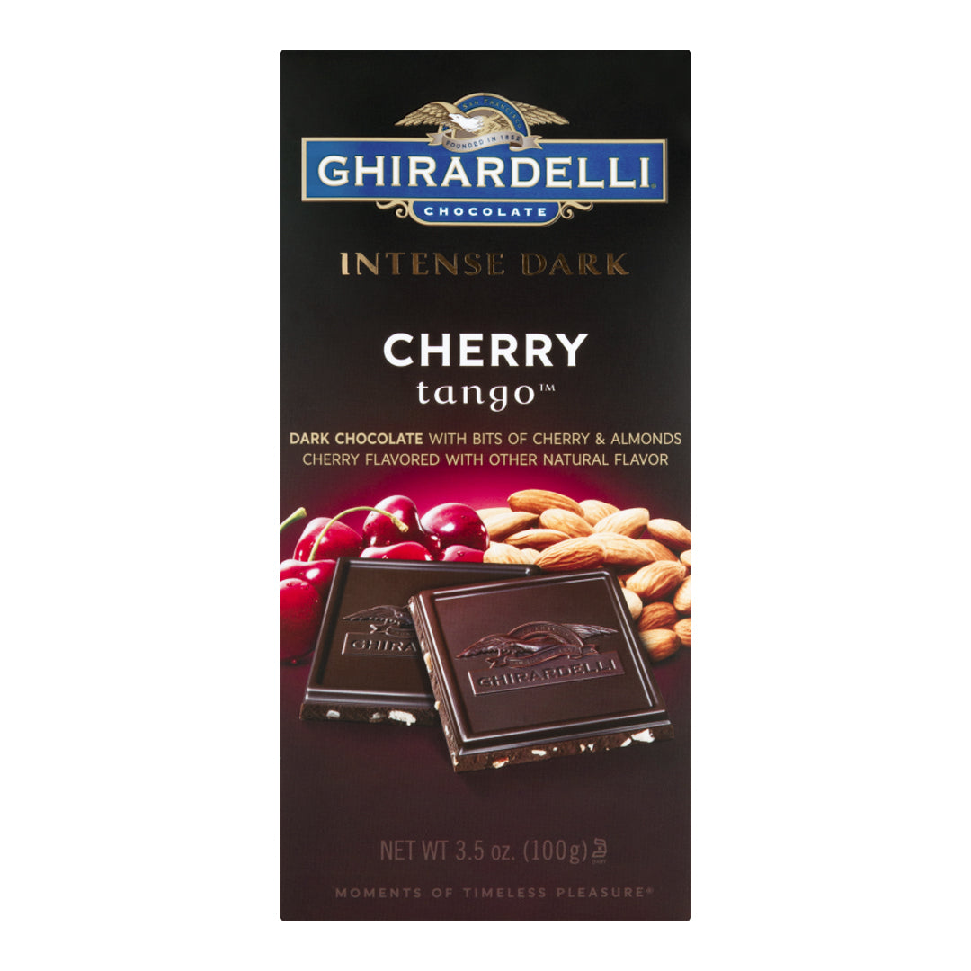Ghirardelli Intense Dark Chocolate Cherry Tango 3.5 Oz Bar_nestor liquor
