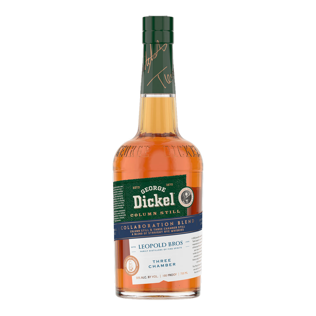George Dickel & Leopold Bros Three Chamber Blended Rye 750ml_nestor liquor