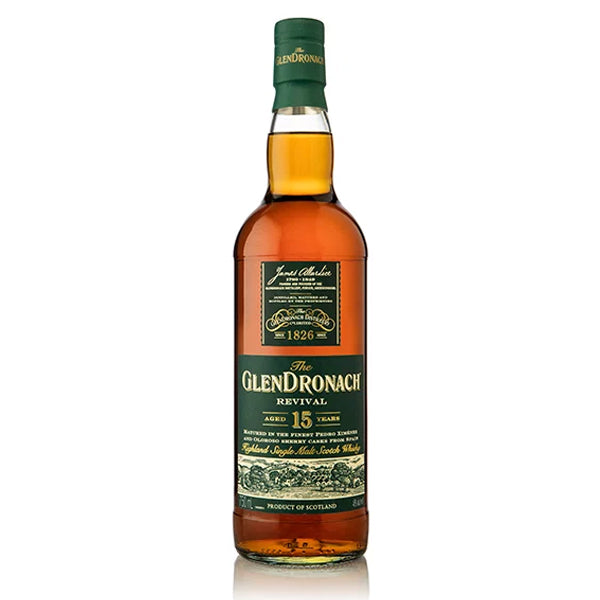 Glendronach Revival 15 Year Highland Single Malt Scotch Whiskey 750ml_nestor liquor