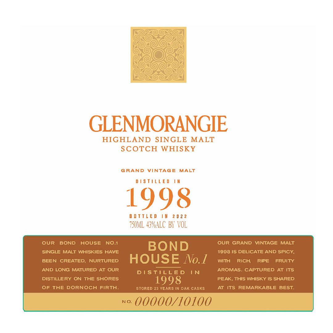 Glenmorangie Grand Vintage Single Malt 1998 750ml_nestor liquor