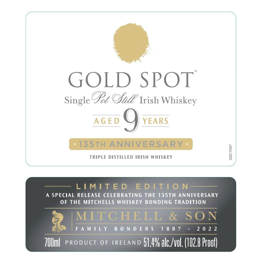 Gold Spot 9 Year Old 135th Anniversary 750ml_nestor liquor