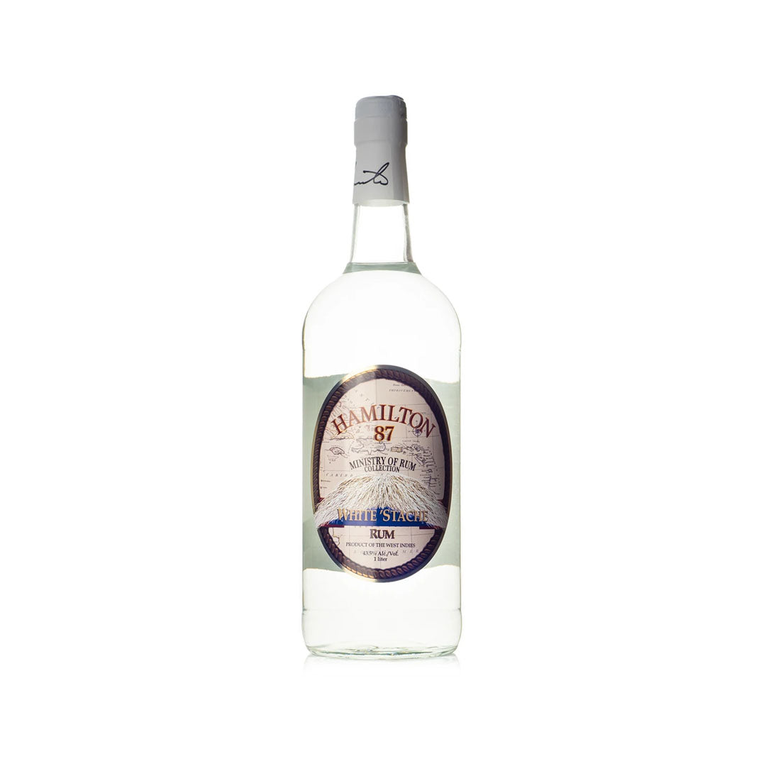Hamilton 87 White Stache Rum 1 Liter_nestor liquor